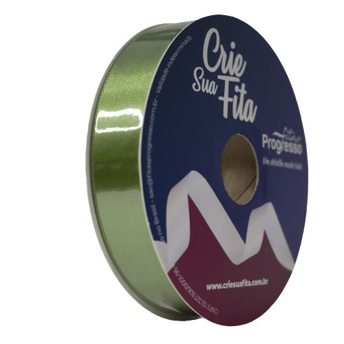 FITA CETIM 249 VERDE MILITAR 22MMX50MT COM IMPRESSAO