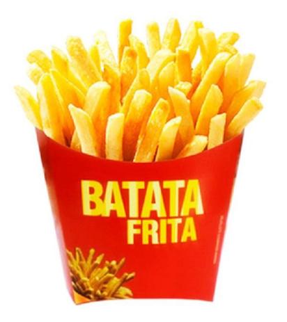 CX BATATA FRITA GRANDE VERMELHA C/50