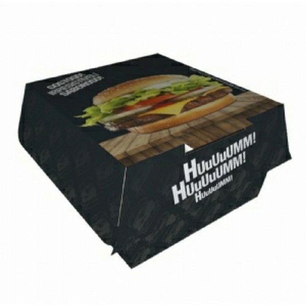 CX HAMBURGUER PRETO H1 C/50 UNIDADES