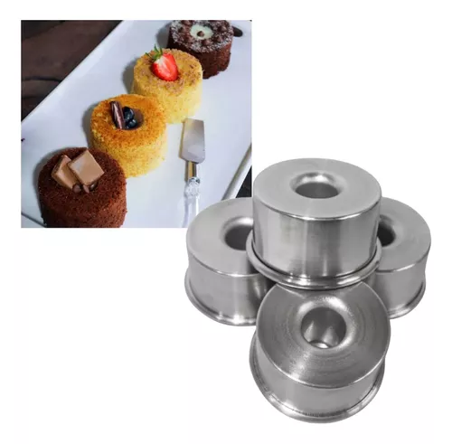 KIT FORMA SUICA RETA MINI C/4 8,5X5CM ALUMINIO