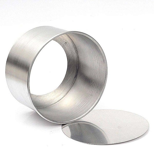FORMA REDONDA FUNDO FALSO 20,5X10CM ALUMINIO