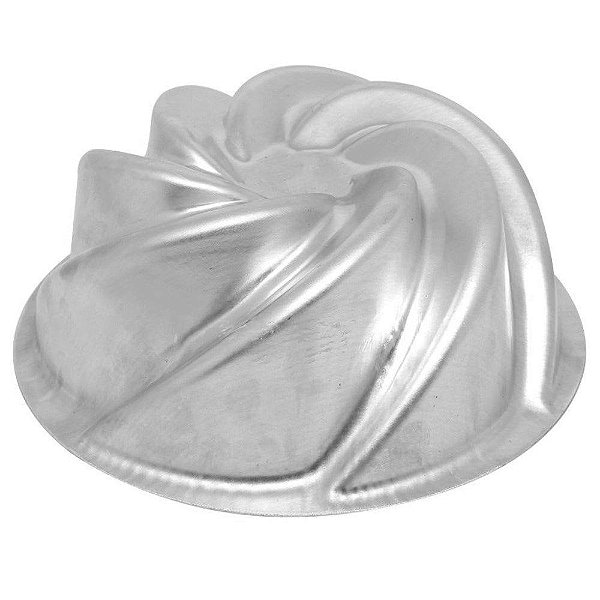 FORMA BOLO VULCAO G 21X8,5CM ALUMINIO