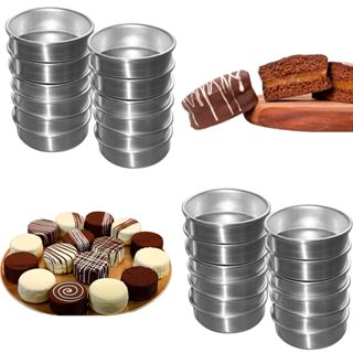 FORMA PAO DE MEL N0 4X2CM ALUMINIO C/12 UND