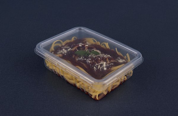 G 306 POTE RETANGULAR 500ML CRISTAL C/100