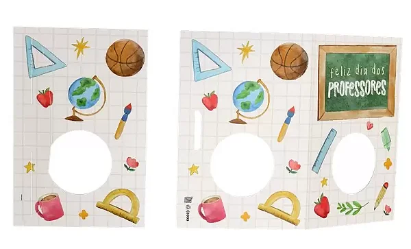 CARTAO COM BLISTER 1 DOCE QUERIDO PROFESSOR C/12 UND