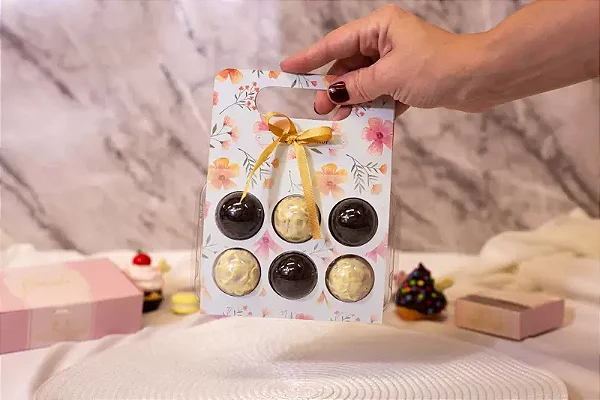 MALETA BLISTER 6 DOCES TUDO COM AMOR C/10 UND 17X13X3,5CM