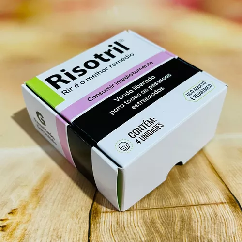 CAIXA PRACTICE 4 DOCES RISOTRIL C/10 UND 4X8X8CM