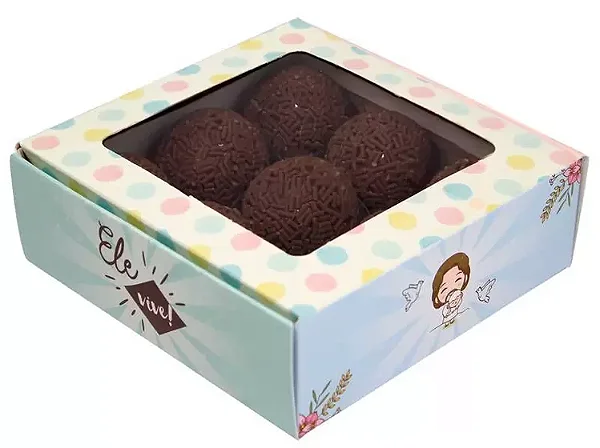 CAIXA PRACTICE C/VISOR 9 DOCES LINHA CRISTA C/10 4X12X12 C/10