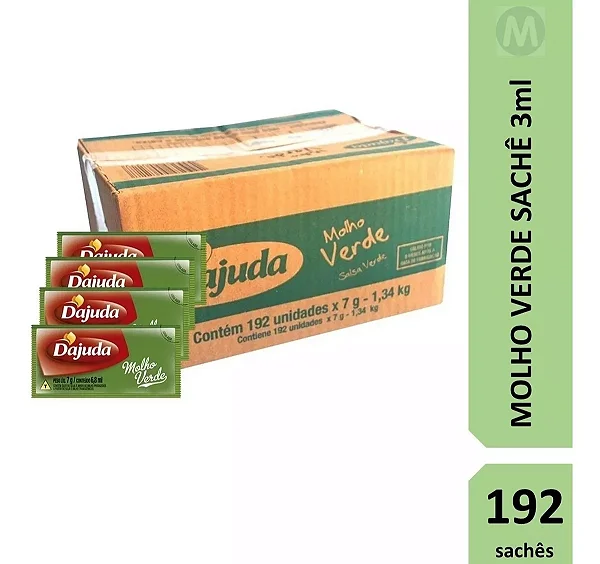 SACHE MOLHO VERDE DAJUDA C/192 UND