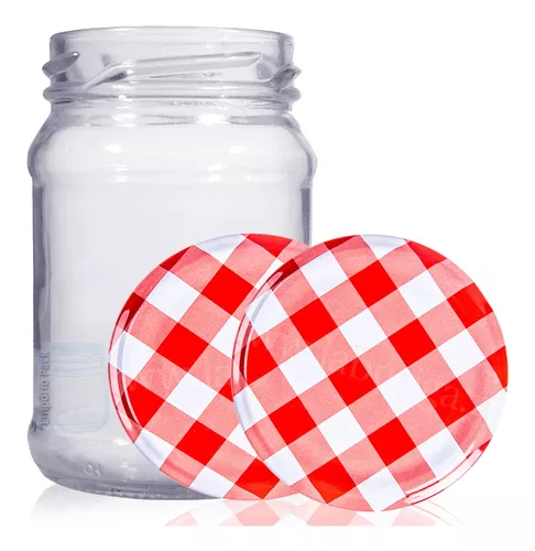 TAMPA 58 XADREZ VERMELHA PACOTE COM 50 UNIDADES