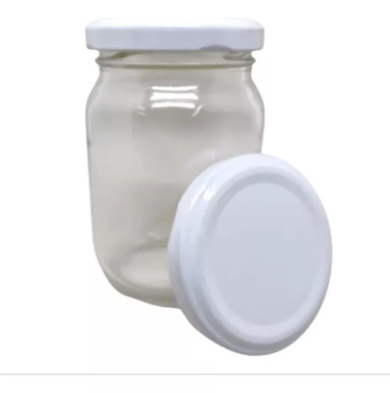 KIT POTE CONSERVA 200ML C/24 UND TAMPA BRANCA