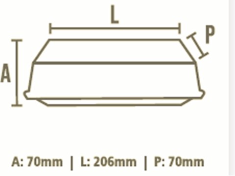 CAIXA HOT DOG VIAGEM C/50 UNIDADES