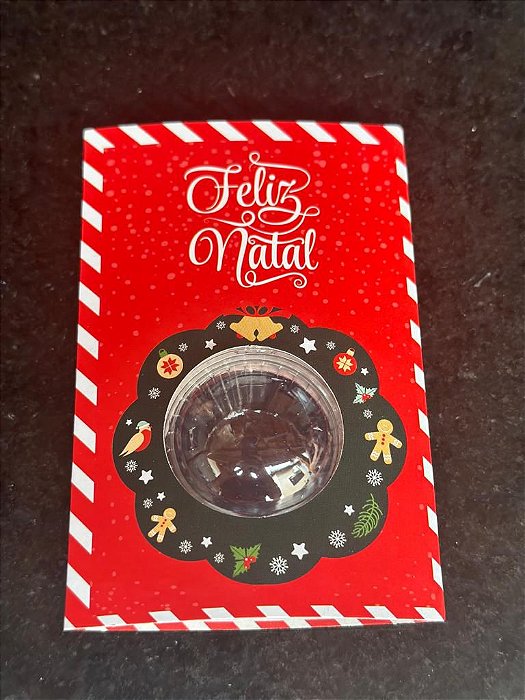 CARTAO COM BLISTER 1 DOCE NATAL MAGICO C/12 UND