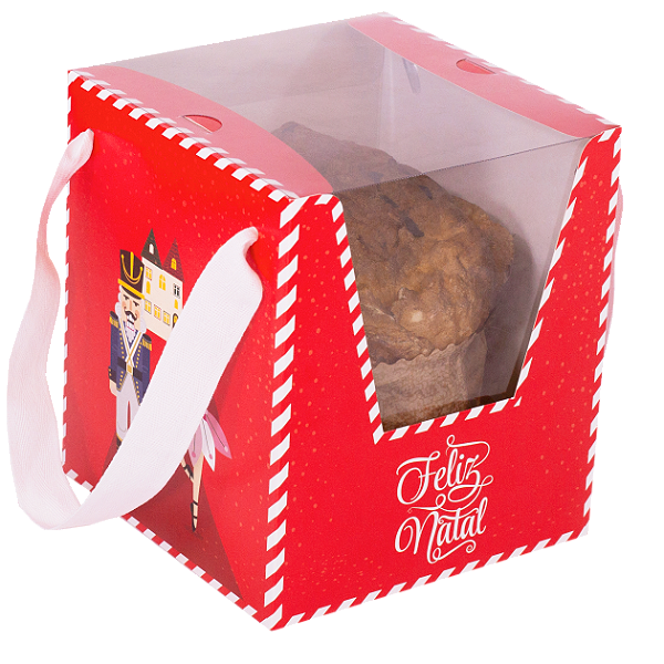 CAIXA BASIC PANETONE NATAL MAGICO C/5 UND