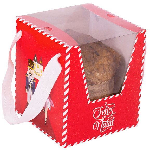 CAIXA BASIC PANETONE NATAL MAGICO C/5 UND