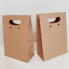 SACOLA PAPEL KRAFT BOCA DE PALHACO 30,5 X 11,5 X 38 C/10