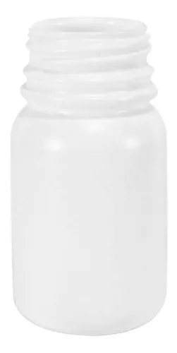 POTE PLASTICO R90 C/10 COM TAMPA BRANCA COM 10 UNIDADES