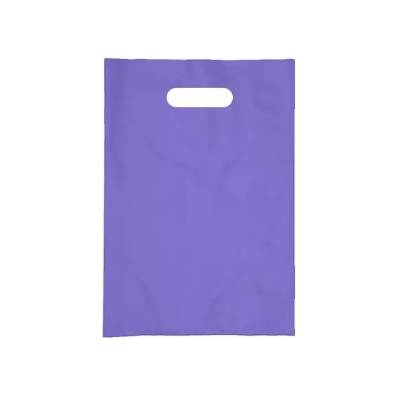SACOLA 20X30 LILAS ALÇA VAZADA C/100