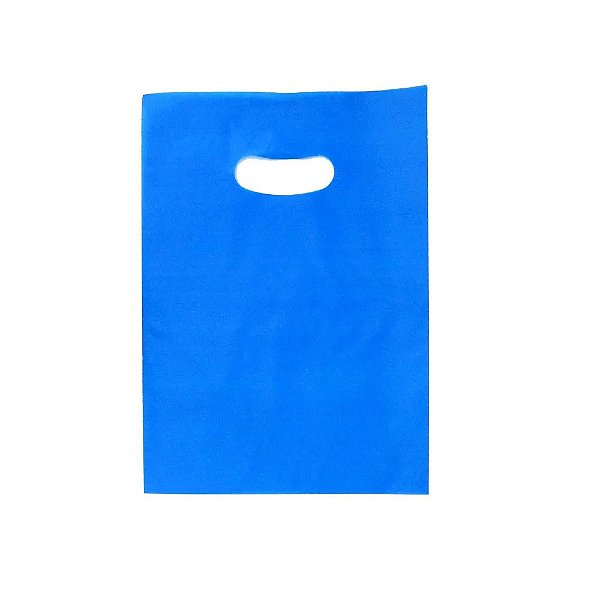 SACOLA AD 40X50 AZUL ALCA VAZADA C/50