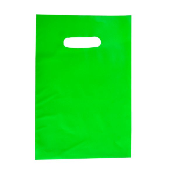 SACOLA AD 40X50 VERDE LIMAO ALCA VAZADA C/50