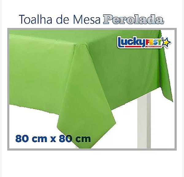 TOALHA MESA PL VERDE LIMAO C/10