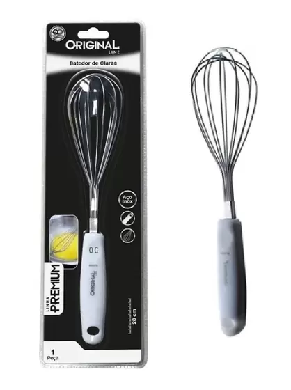 BATEDOR DE CLARAS INOX PREMIUM ORIGINAL