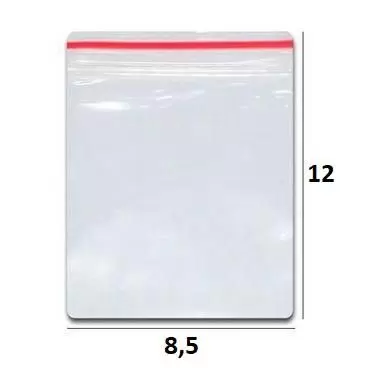 SACO ZIP LOC N.4 8,5 X 12 C/100