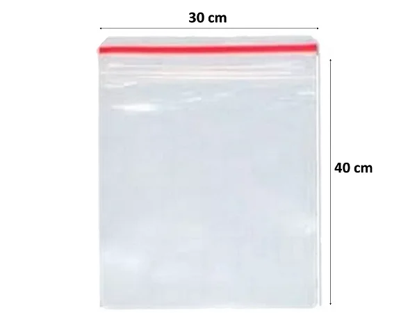SACO ZIP LOCK N.11 30X40 C/100 UND