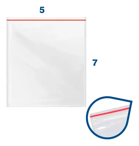SACO ZIP LOCK N.1 7X5 C/100