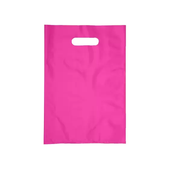 SACOLA 30X40 PINK ALÇA VAZADA C/100