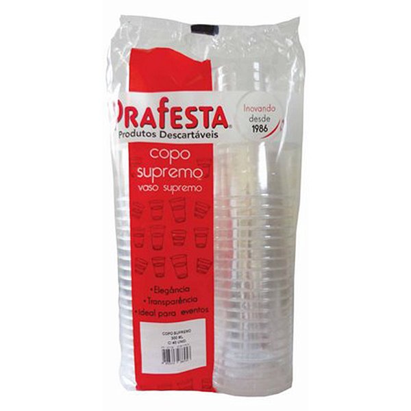 COPO 200ML SUPREMO PAC C/50 UNID