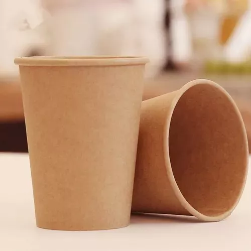 COPO TERMICO DE PAPEL KRAFT 240ML C/25 UND