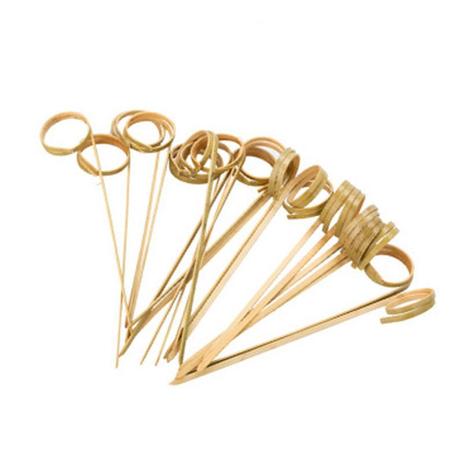 PALITO BAMBU P/PETISCO ARGOLA NA PONTA C/20