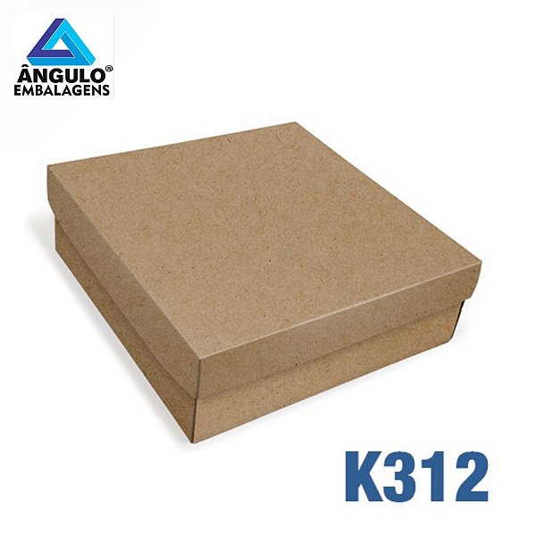CAIXA QUADRADA MEDIA KRAFT 27X27X9CM UNIDADE - K312
