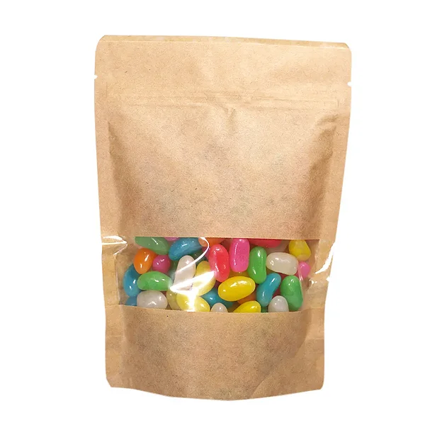 SACO HERMETICO COM VISOR KRAFT 10X15X3CM C/10 UND