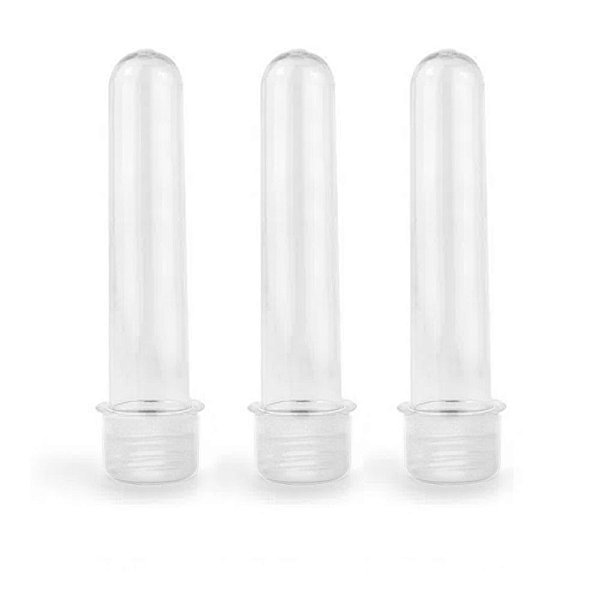 TUBETE M 40ML C/ TAMPA TRANSPARENTE C/10