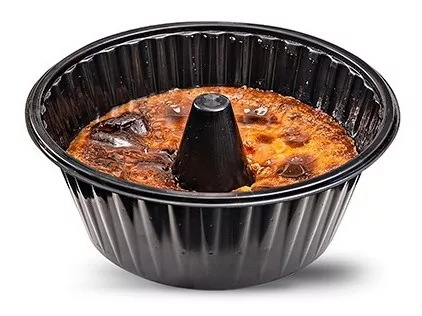 G 232 FORMA PUDIM PRETA 1500ML C/50 22X9