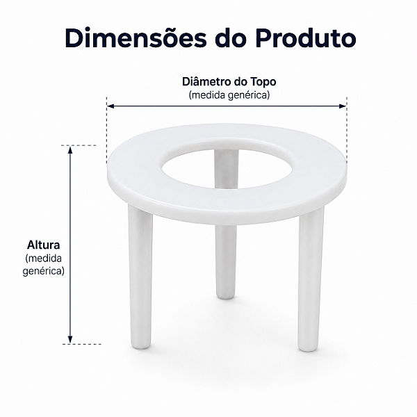 SUPORTE MESINHA TRIPE PARA CAIXA PIZZA COM 500 UNIDADES