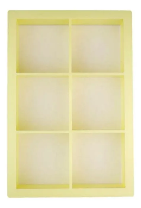 CORTADOR BROWNIE 6x6 CORTA 6 UNIDADES