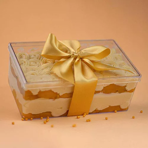 CAKE BOX ACRILICA RETANGULAR 1.500ML 20,5X12,5X8CM
