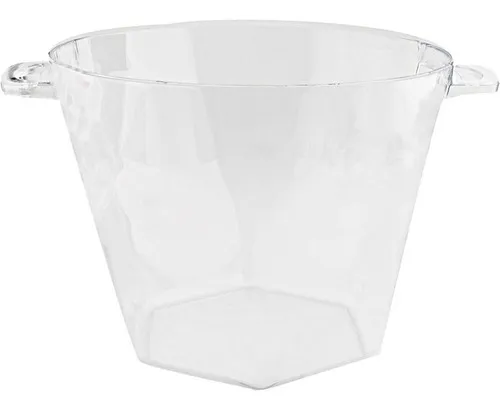 BALDE GELO SEXTAVADO TRANSPARENTE