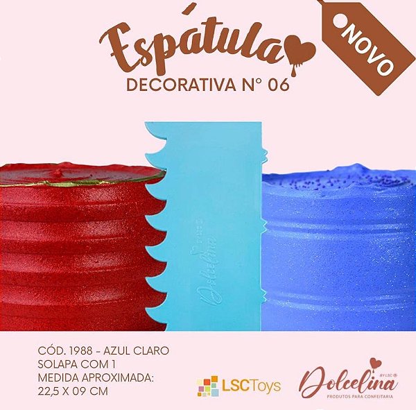 ESPATULA COR AZUL UNIDADE N.6