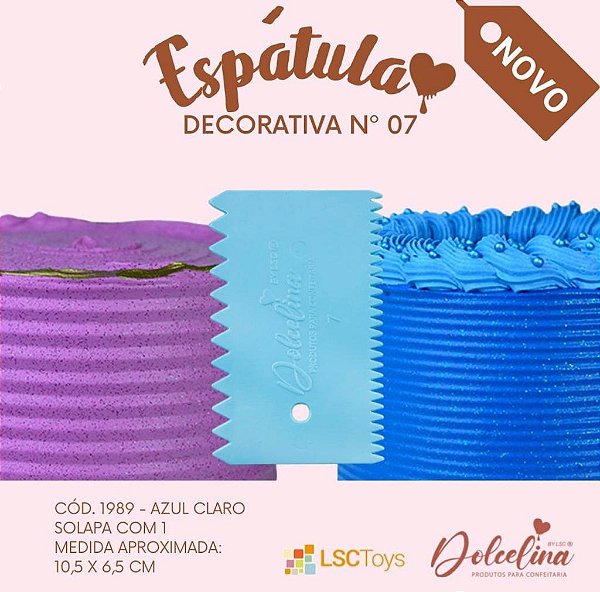 ESPATULA COR AZUL UNIDADE N.7