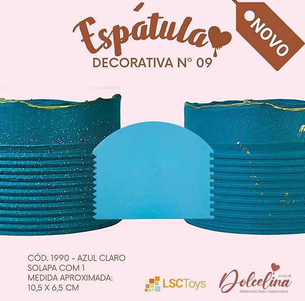 ESPATULA N.9 COR AZUL UNIDADE