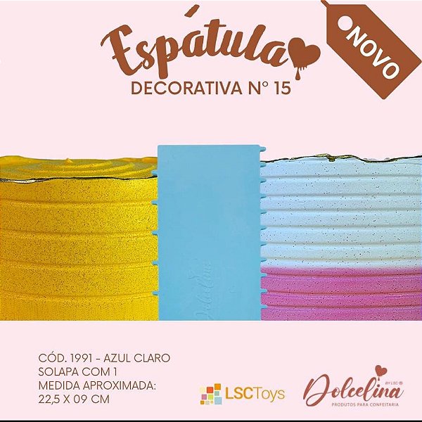 ESPATULA COR AZUL UNIDADE N.15