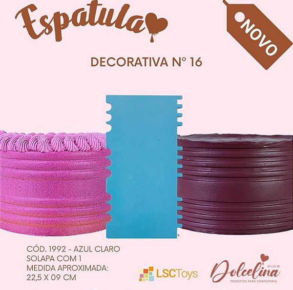 ESPATULA COR AZUL UNIDADE N.16