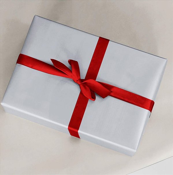 BOB PRESENTE 40CM PRATA LISA REF 78