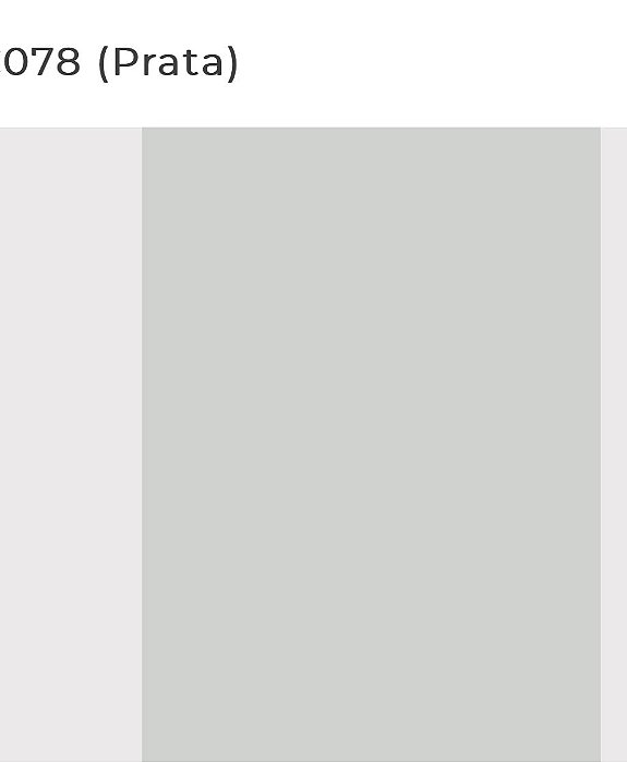 BOBINA PRES 60CM LISA PRATA REF 078