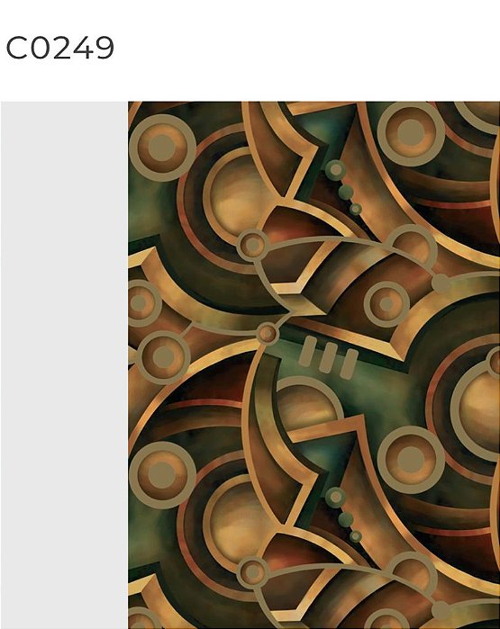 BOBINA PRESENTE 40CM CASUAL VD/MARROM C0249