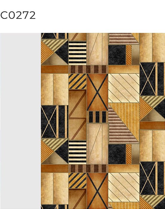 BOBINA PRES.60CM CASUAL COM DETALHES EM PRETO 272